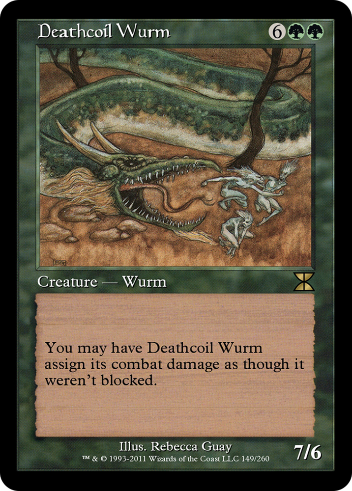 Deathcoil Wurm (ME4-149) - Masters Edition IV Foil