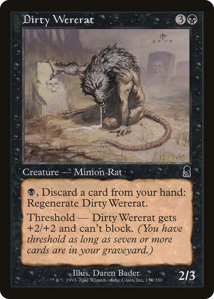 Dirty Wererat (ODY-130) - Odyssey Foil