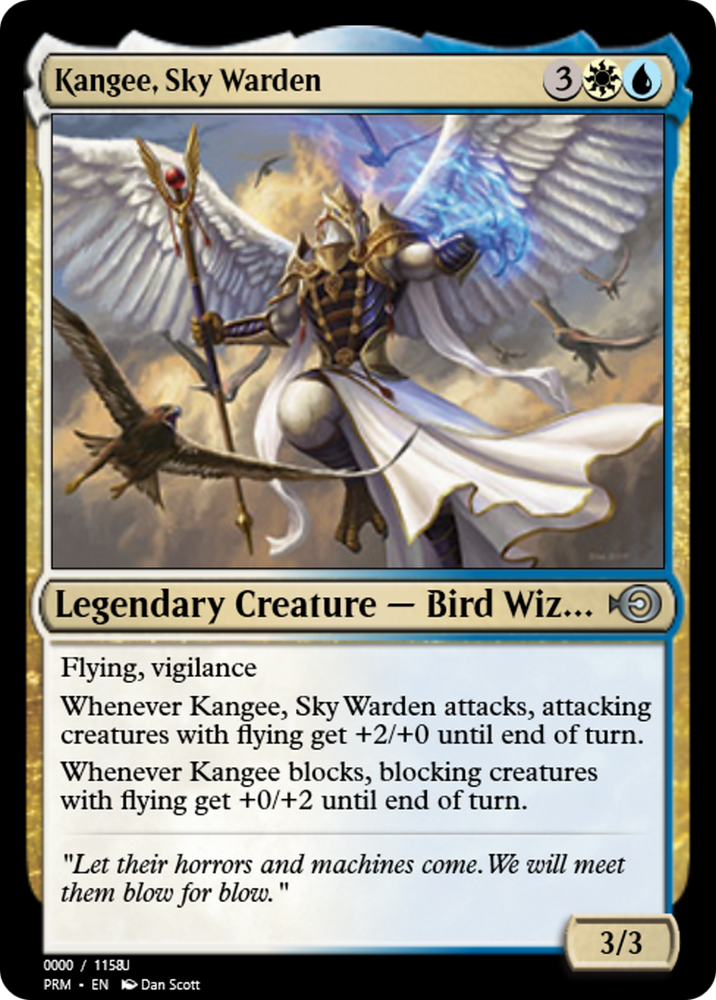 Kangee, Sky Warden (PRM-86326) - Magic Online Promos Foil