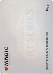 Prismari Command // Prismari Command (ASTX-035) - Strixhaven Art Series (Borderless) Foil