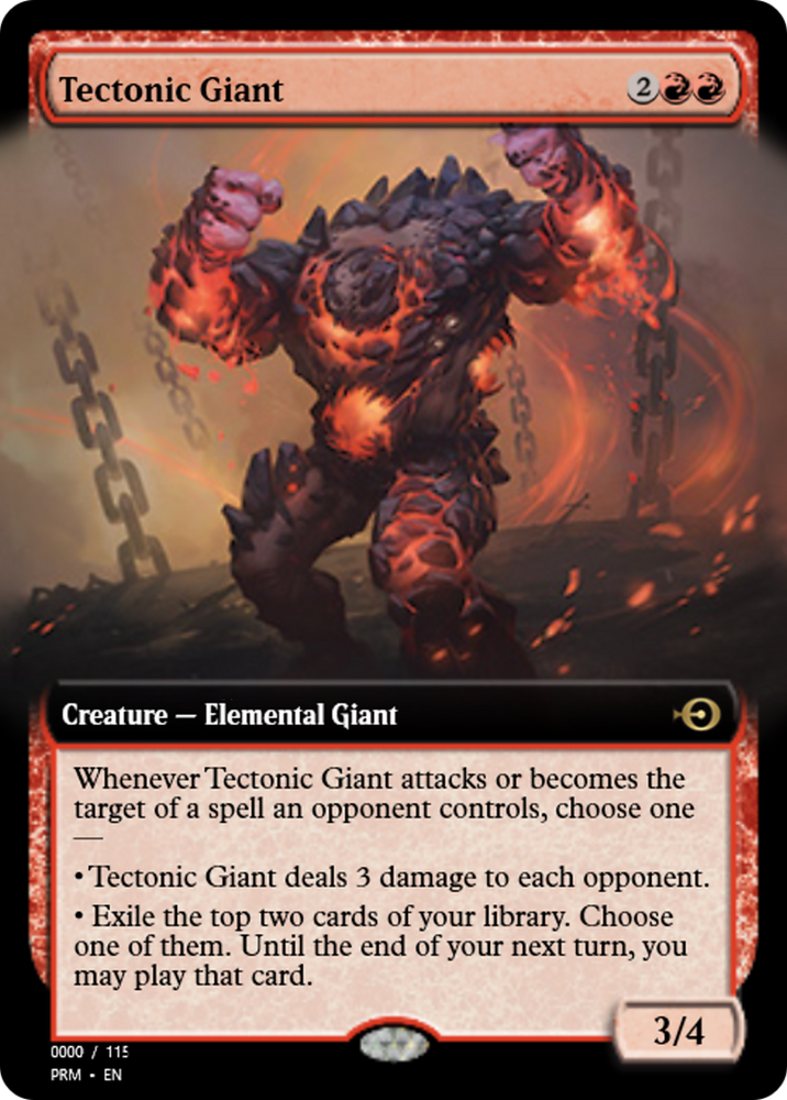 Tectonic Giant (PRM-79895) - Magic Online Promos Foil