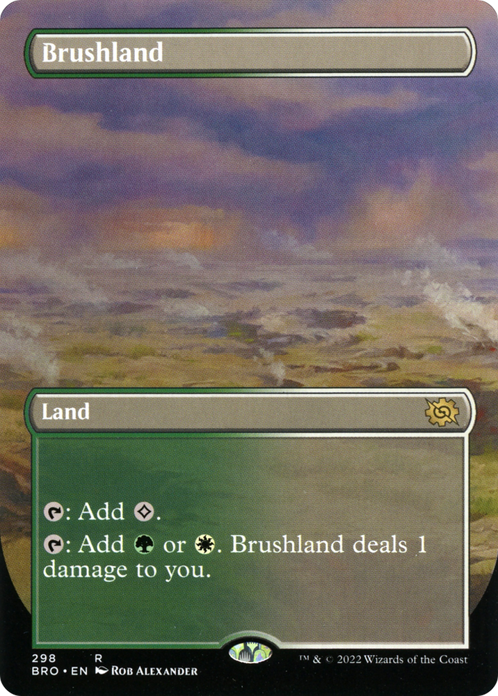 Brushland (Borderless) (BRO-298) - The Brothers' War (Borderless) Foil
