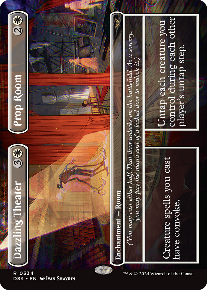 Dazzling Theater // Prop Room (DSK-334) - Duskmourn: House of Horror (Borderless)
