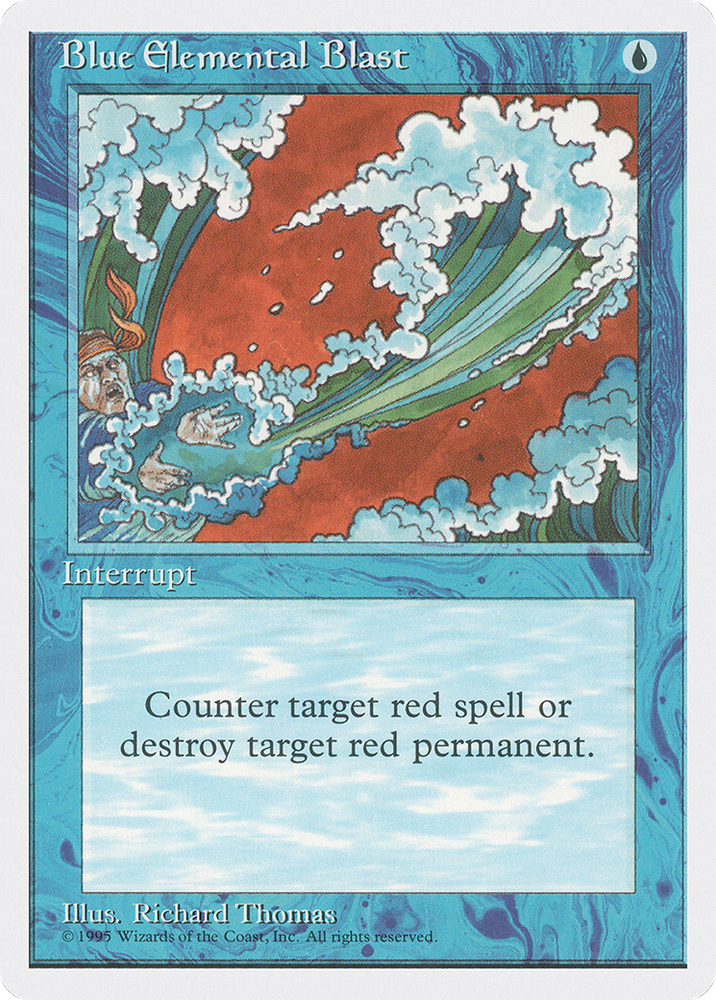 Blue Elemental Blast (4ED-) - Fourth Edition