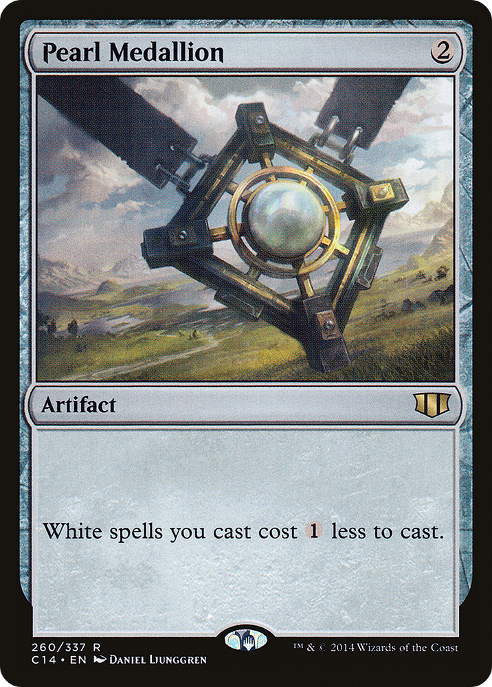 Pearl Medallion (C14-260) - Commander 2014
