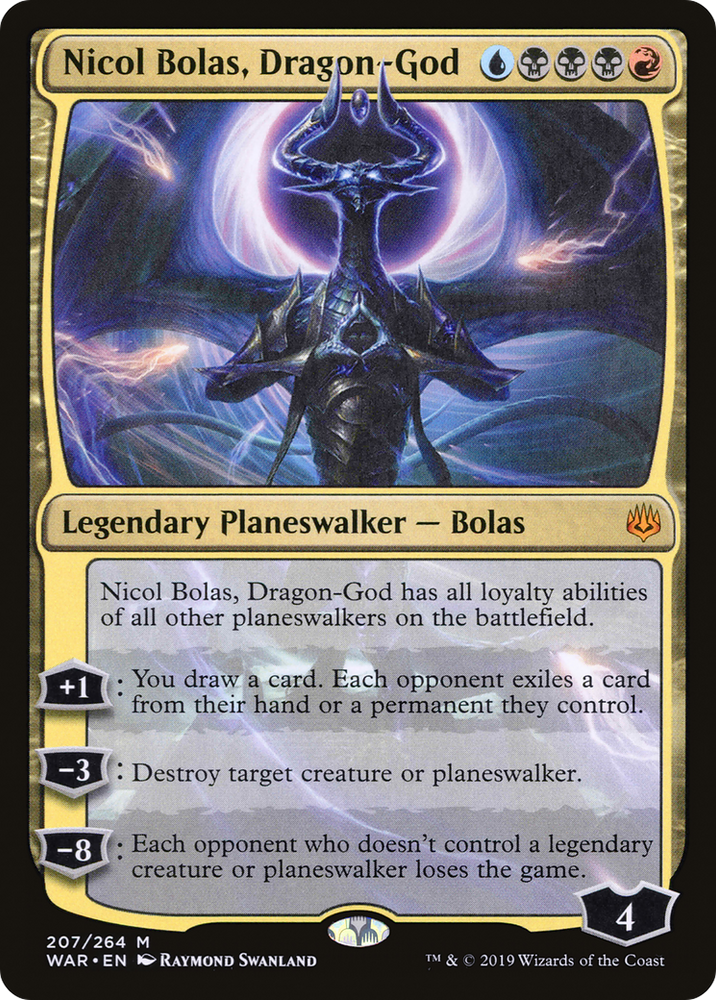 Nicol Bolas, Dragon-God (WAR-207) - War of the Spark Foil