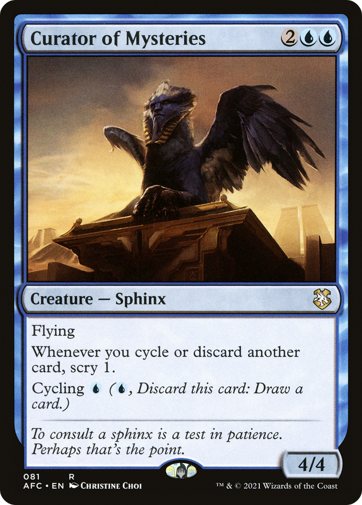 Curator of Mysteries (AFC-081) - Forgotten Realms Commander