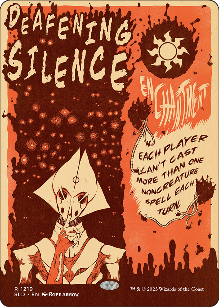 Deafening Silence (SLD-1219) - Secret Lair Drop (Borderless) Foil