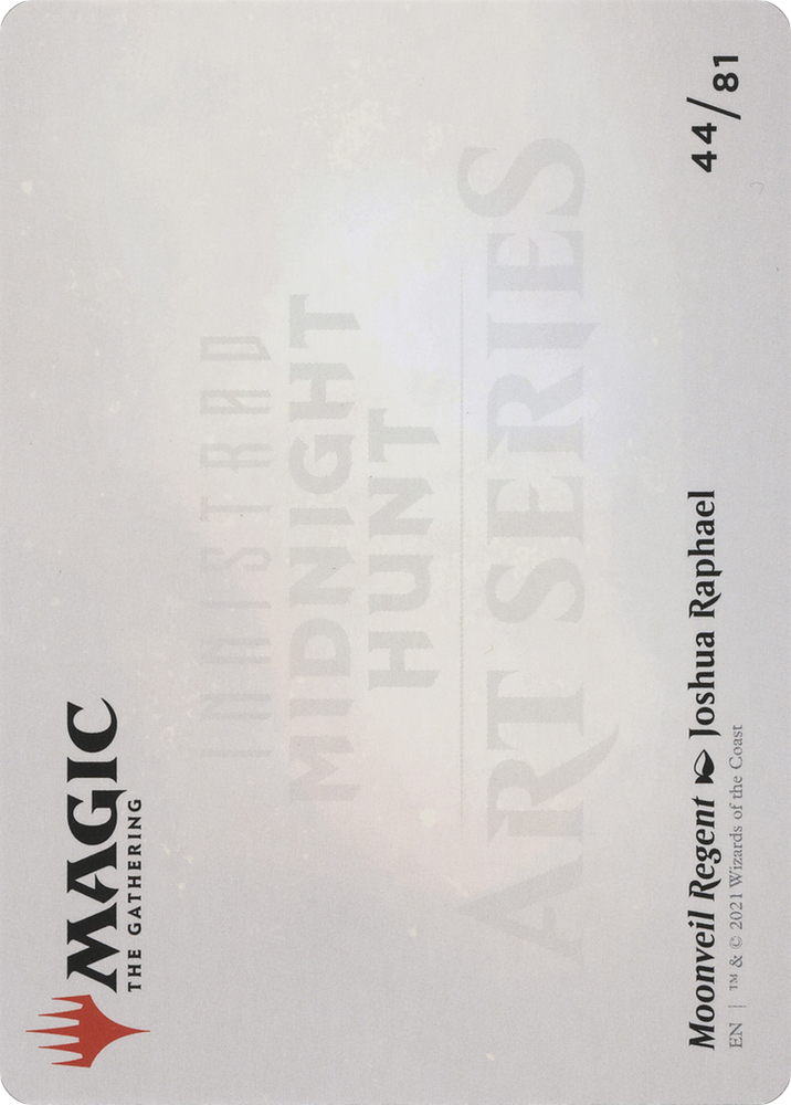 Moonveil Regent // Moonveil Regent (AMID-044) - Midnight Hunt Art Series (Borderless)