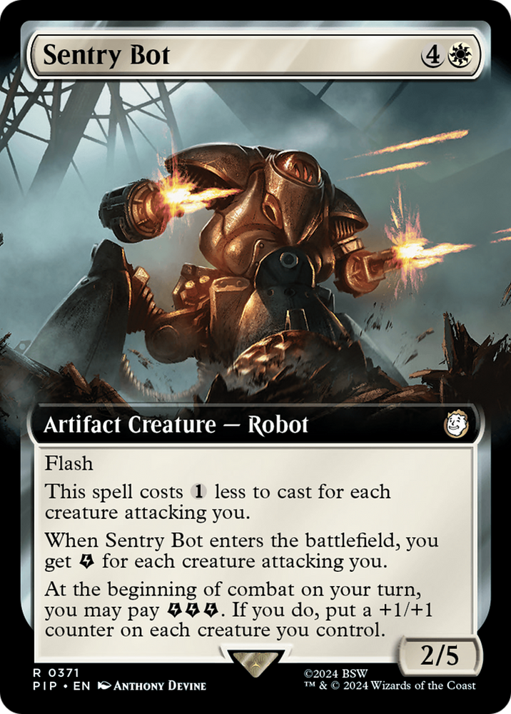 Sentry Bot (Extended Art) (PIP-371) - Fallout: (Extended Art)