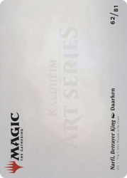 Narfi, Betrayer King // Narfi, Betrayer King (AKHM-062) - Kaldheim Art Series (Borderless) Foil