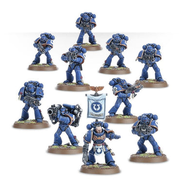 Warhammer 40,000 Space Marines Tactical Squad (10 Miniatures)