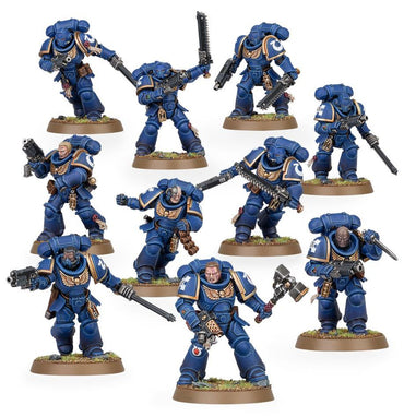 Warhammer 40,000 Space Marines Assault Intercessors (10 Miniatures)