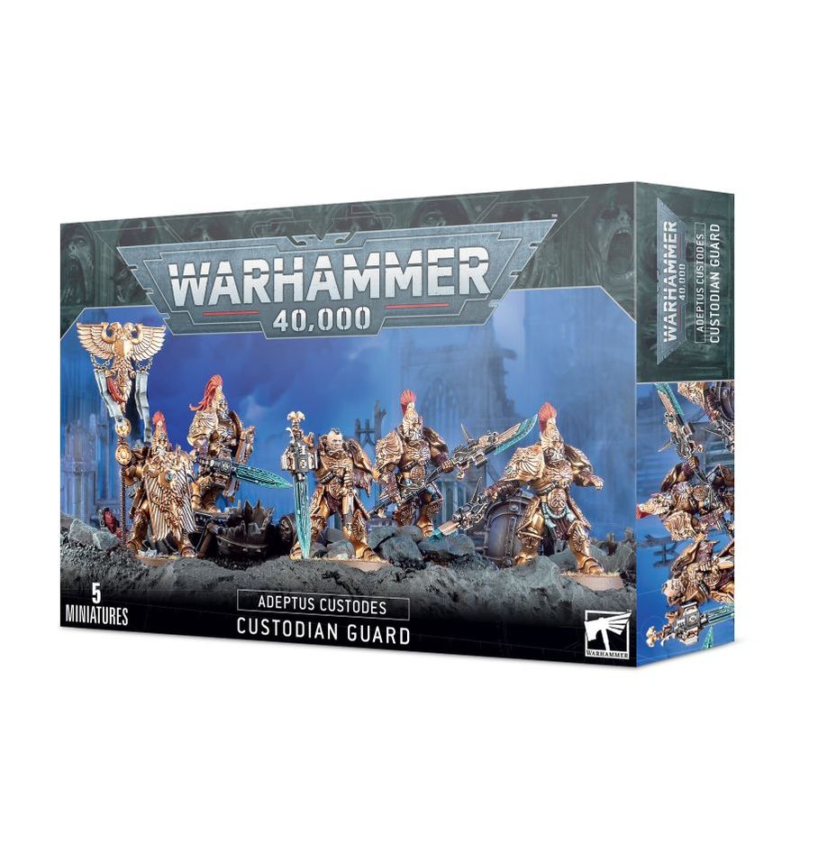 Warhammer 40,000 Adeptus Custodes Custodian Guard (5 Miniatures)