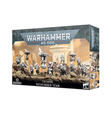 Warhammer 40,000 T’au Empire Pathfinder Team (13 Citadel Miniatures)