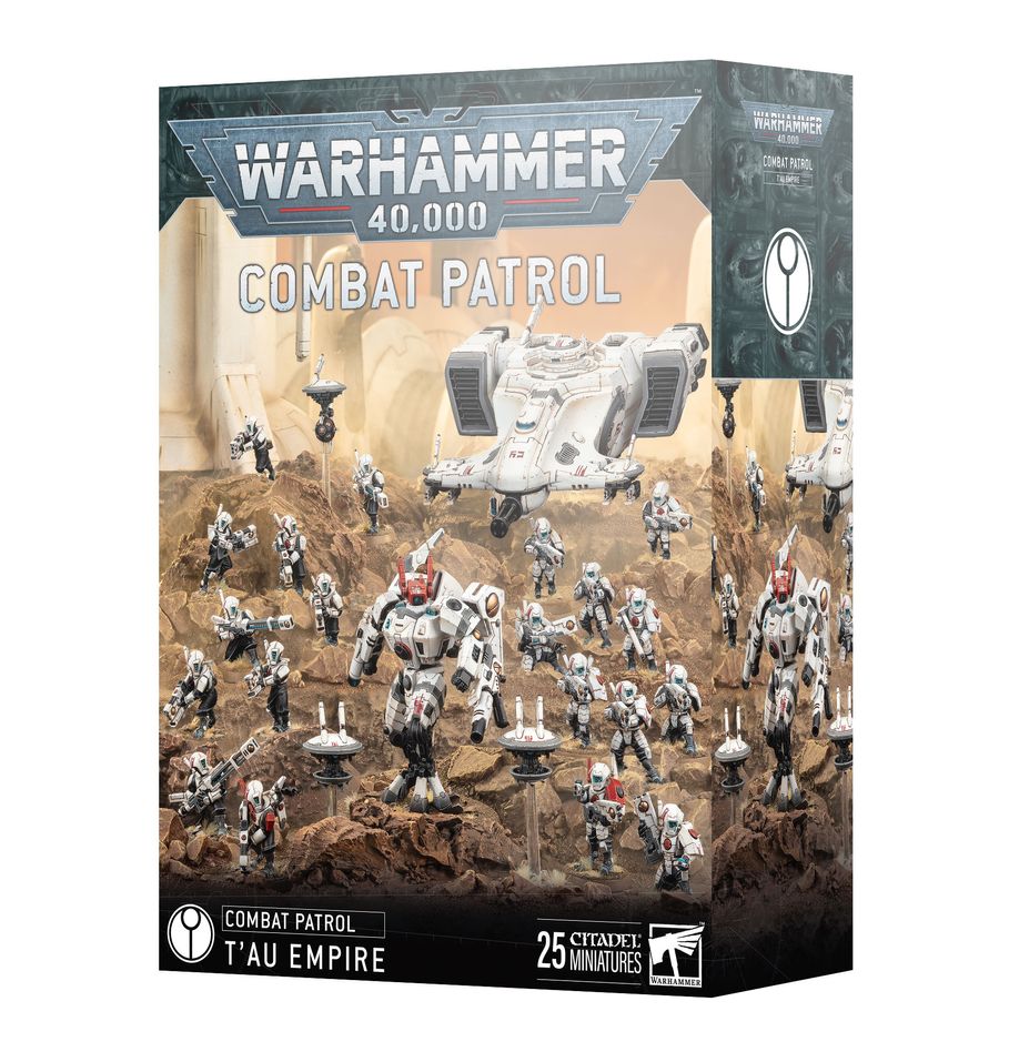 Warhammer 40,000 Combat Patrol T'au Empire (25 Citadel Miniatures)