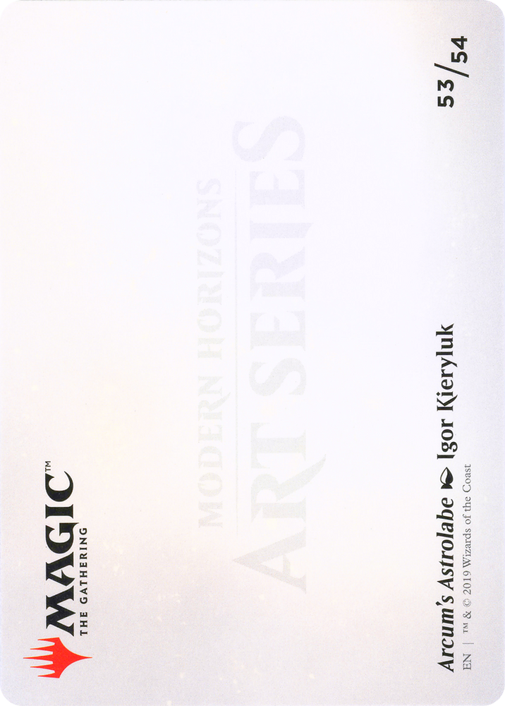Arcum's Astrolabe // Arcum's Astrolabe (AMH1-053) - Modern Horizons Art Series (Borderless)