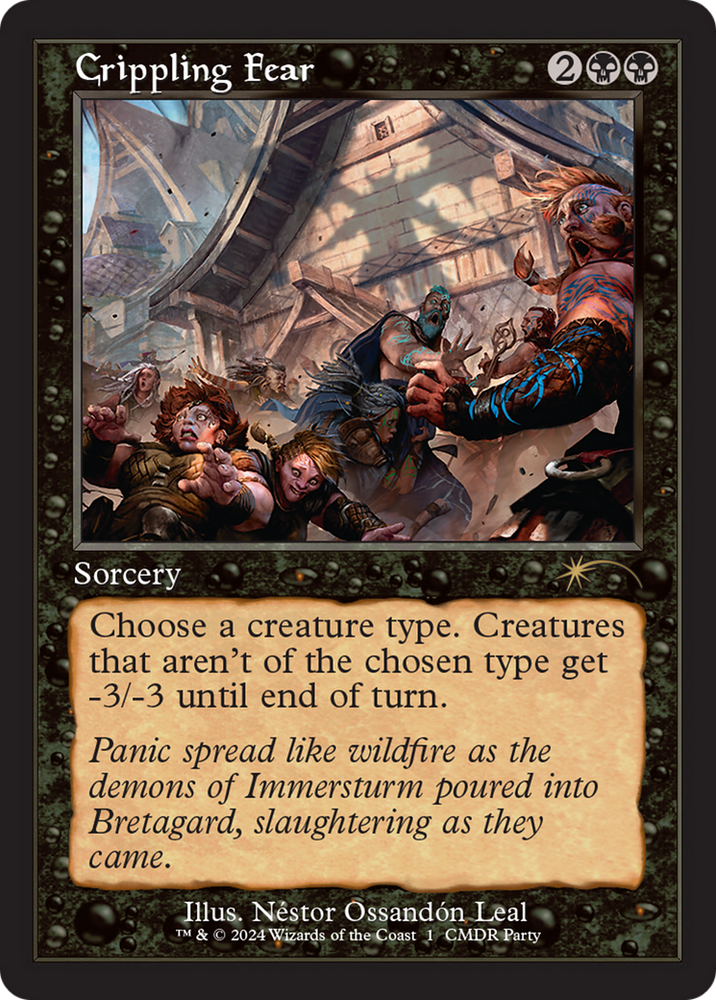 Crippling Fear (PW24-017) - Wizards Play Network 2024