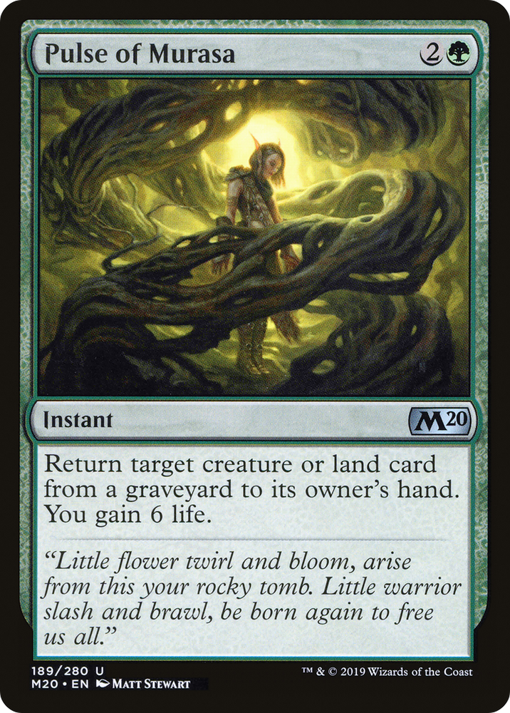 Pulse of Murasa (M20-189) - Core Set 2020 Foil