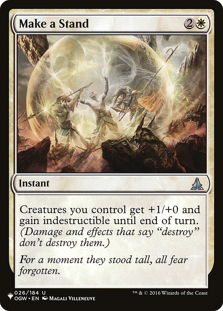 Make a Stand (LIST-OGW-26) - The List