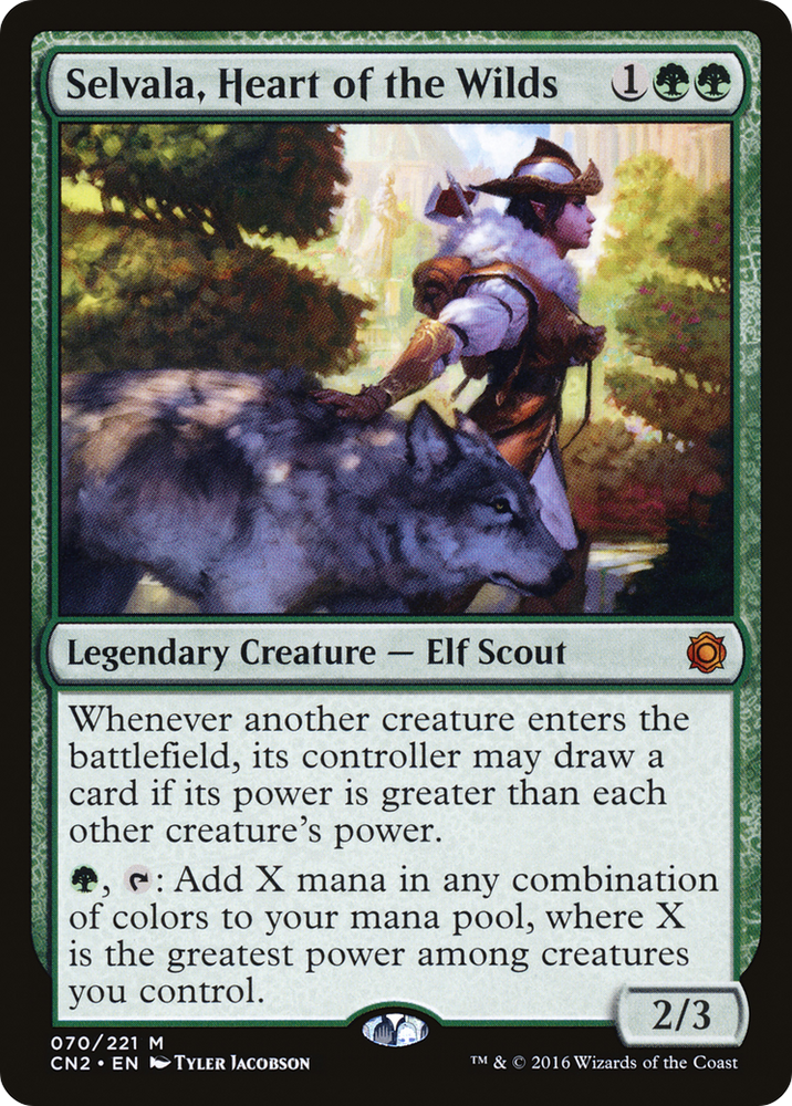 Selvala, Heart of the Wilds (CN2-070) - Conspiracy: Take the Crown Foil