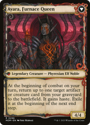 Ayara, Widow of the Realm (Showcase) (MOM-296) - March of the Machine: (Showcase)