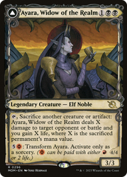 Ayara, Widow of the Realm (Showcase) (MOM-296) - March of the Machine: (Showcase)