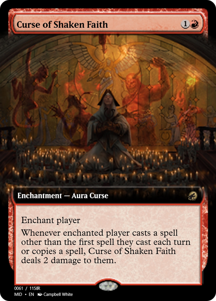 Curse of Shaken Faith (PRM-94002) - Magic Online Promos