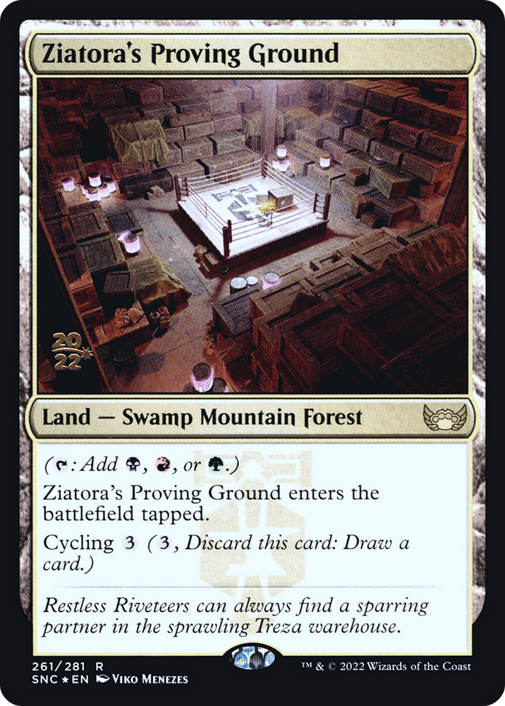 Ziatora's Proving Ground (PRE-261S) - Streets of New Capenna Promos Foil