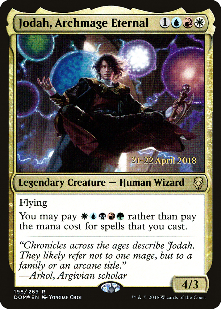 Jodah, Archmage Eternal (PRE-198) - Dominaria Promos Foil