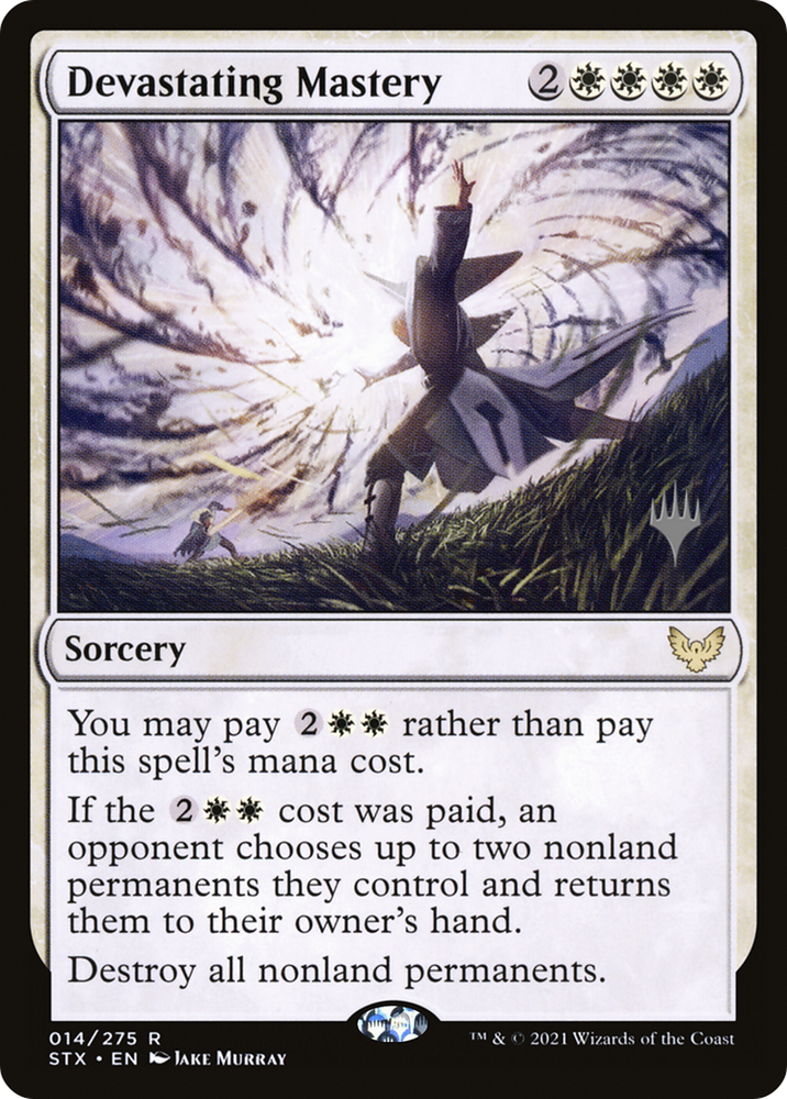 Devastating Mastery (PPSTX-014) - Strixhaven: School of Mages Promos Foil