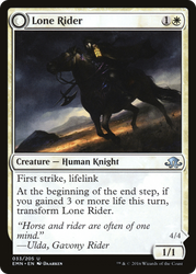 Lone Rider (EMN-033) - Eldritch Moon: (mooneldrazidfc) Foil