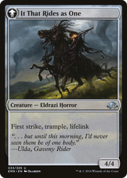Lone Rider (EMN-033) - Eldritch Moon: (mooneldrazidfc) Foil