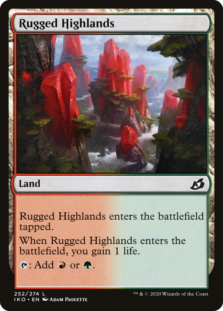 Rugged Highlands (IKO-252) - Ikoria: Lair of Behemoths