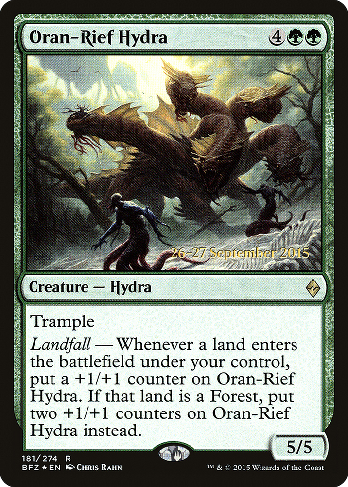 Oran-Rief Hydra (PRE-181) - Battle for Zendikar Promos Foil