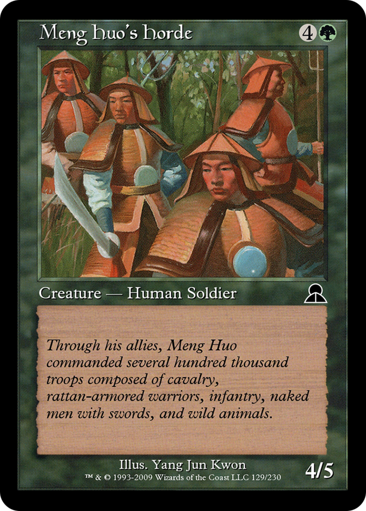 Meng Huo's Horde (ME3-129) - Masters Edition III