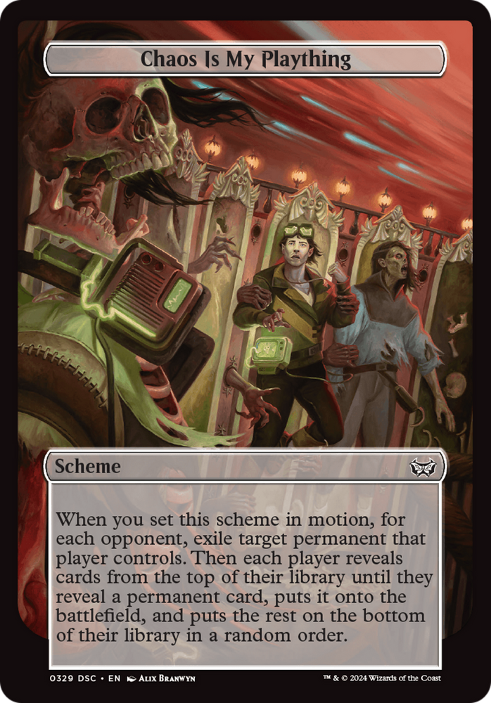 Chaos Is My Plaything (A:DSC-329) - Duskmourn: House of Horror Commander