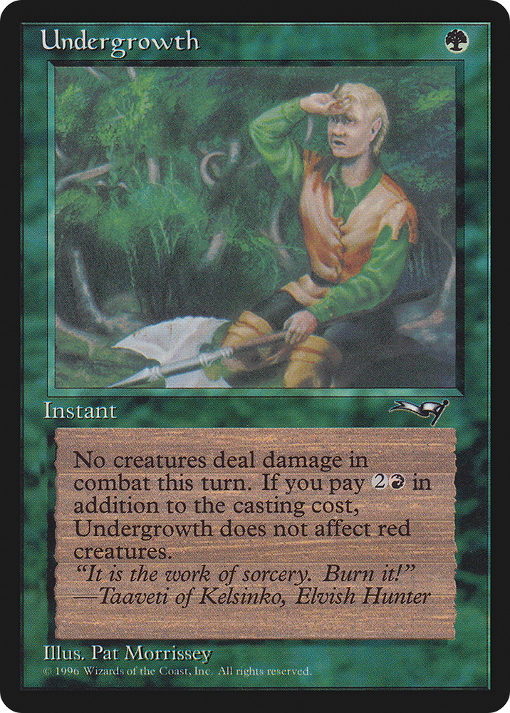 Undergrowth (Holding Axe) (ALL-102A) - Alliances