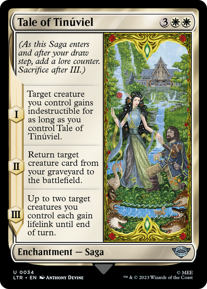 Tale of Tinuviel (LTR-034) - The Lord of the Rings: Tales of Middle-earth Foil