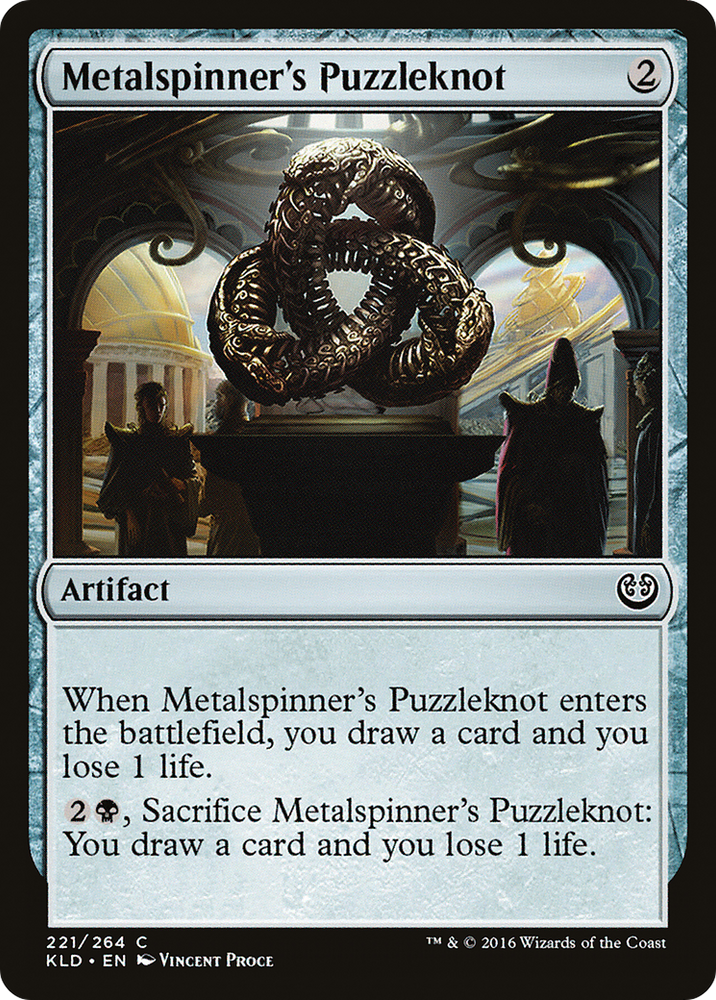 Metalspinner's Puzzleknot (KLD-221) - Kaladesh Foil
