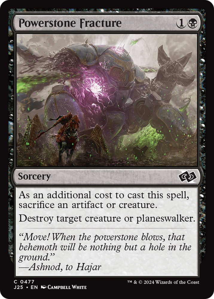 Powerstone Fracture (J25-477) - Foundations Jumpstart