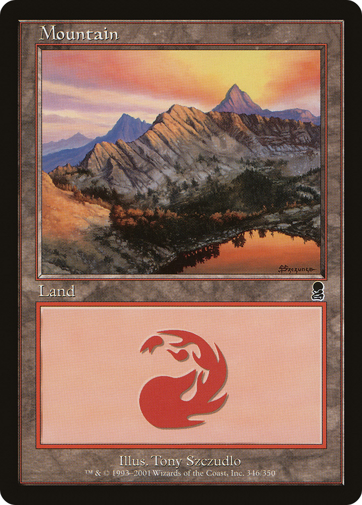Mountain (346) (ODY-346) - Odyssey Foil
