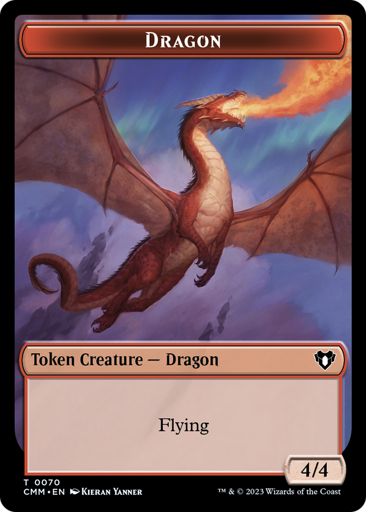 Dragon (TCMM-070) - Commander Masters Tokens