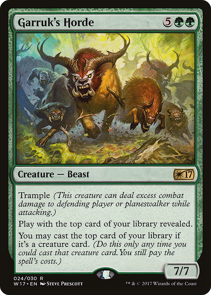 Garruk's Horde (W17-024) - Welcome Deck 2017