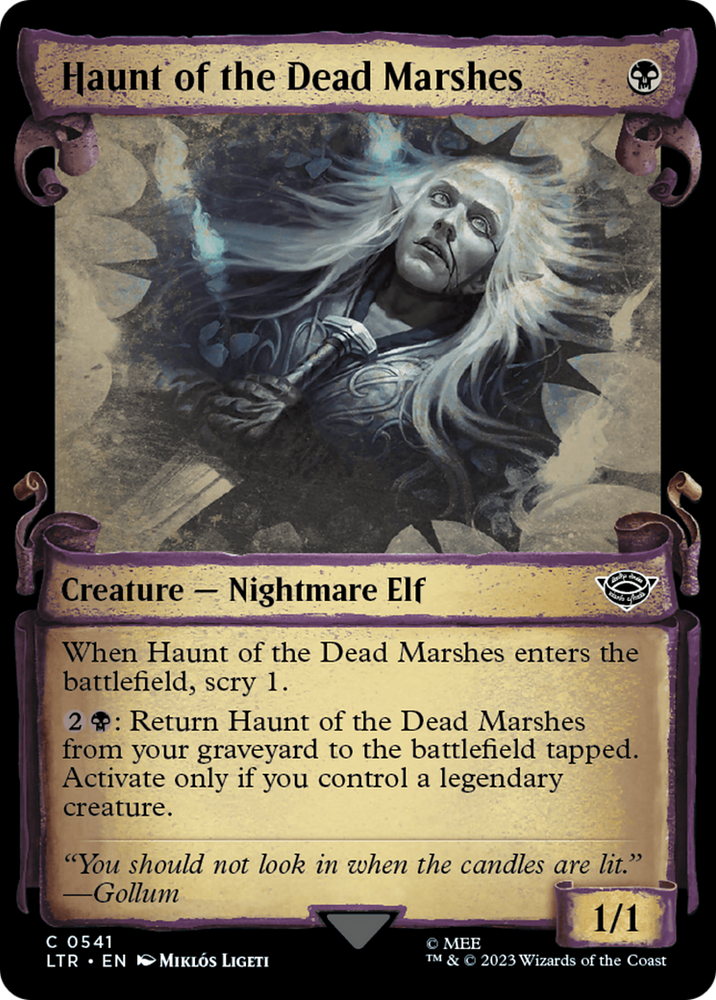 Haunt of the Dead Marshes (Showcase Scrolls) (LTR-541) - The Lord of the Rings: Tales of Middle-earth: (Showcase)