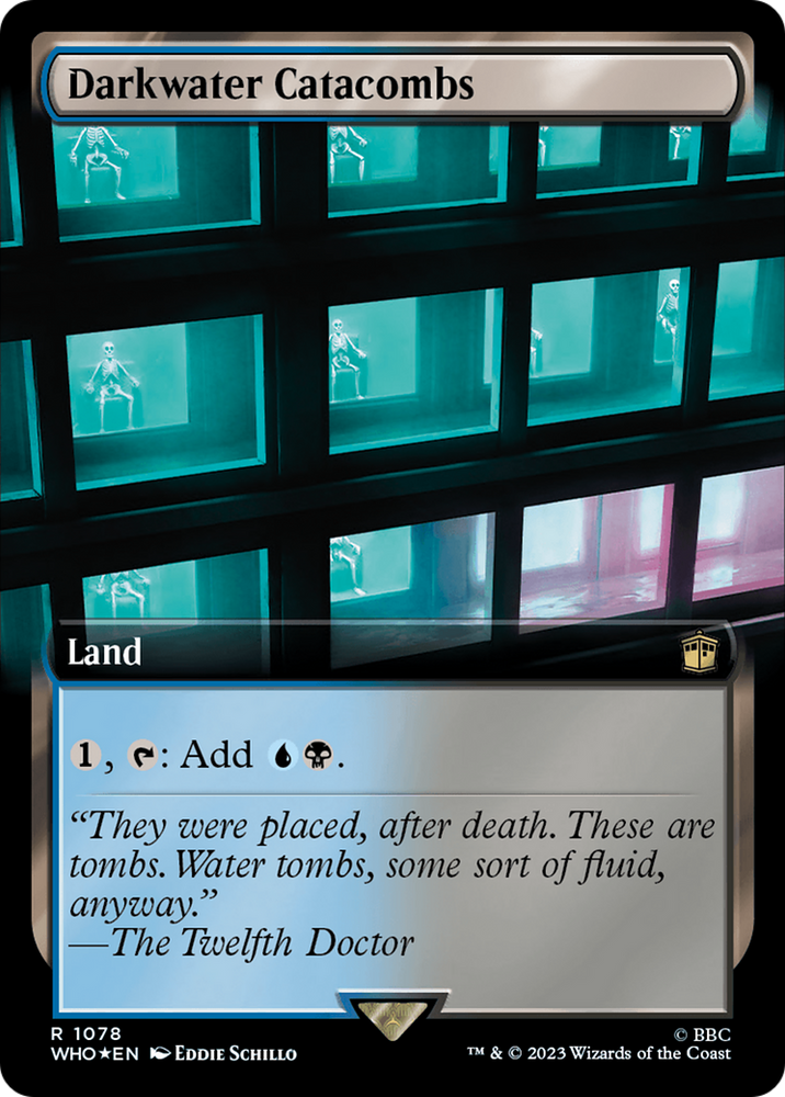 Darkwater Catacombs (Extended Art) (Surge Foil) (WHO-1078) - Doctor Who: (Extended Art) Foil