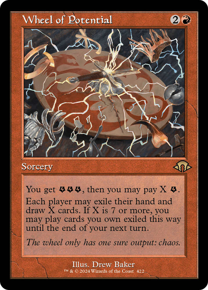 Wheel of Potential (Retro Frame) (MH3-422) - Modern Horizons 3 Foil