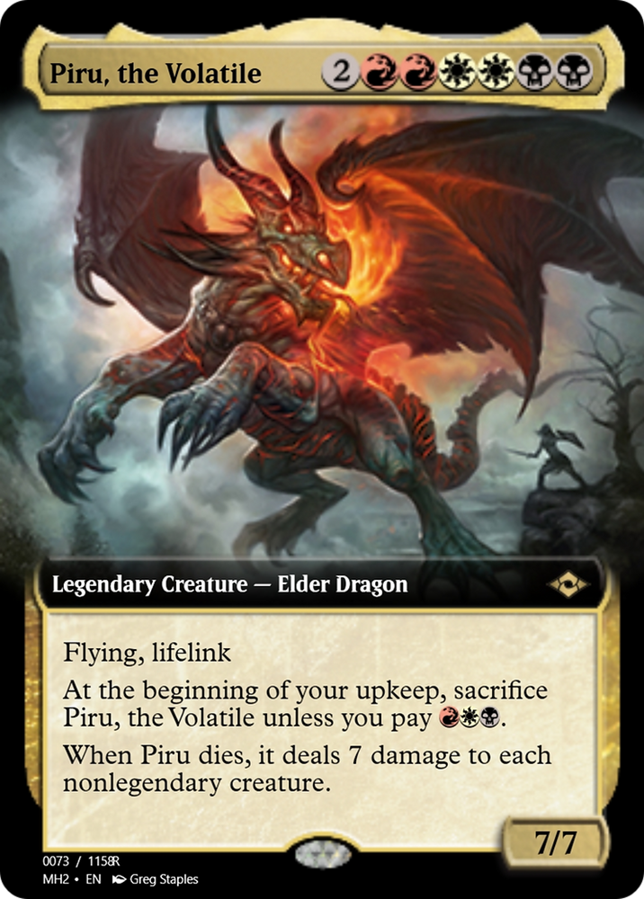 Piru, the Volatile (PRM-91347) - Magic Online Promos Foil