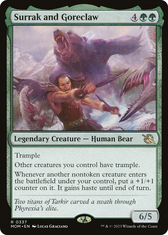 Surrak and Goreclaw (MOM-337) - March of the Machine