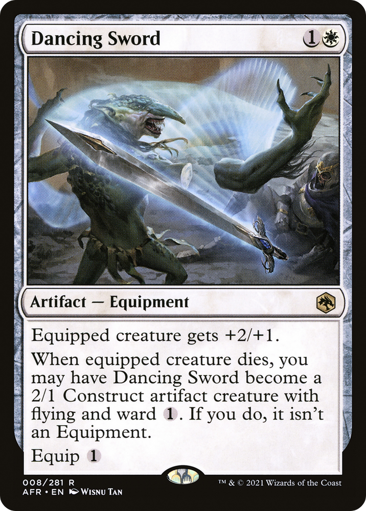 Dancing Sword (AFR-008) - Adventures in the Forgotten Realms Foil